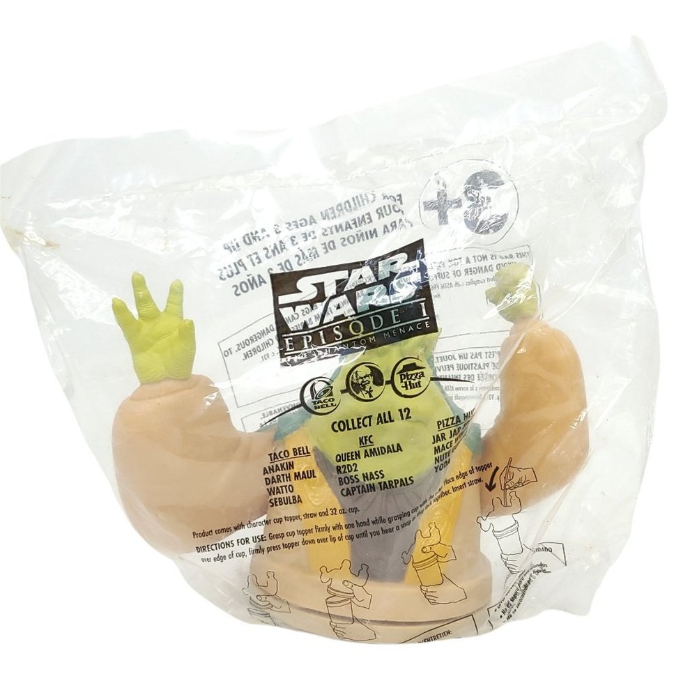 Star Wars Boss Nass Episode 1 Phantom Menace Cup Lid KFC Taco Bell Pizza Hut